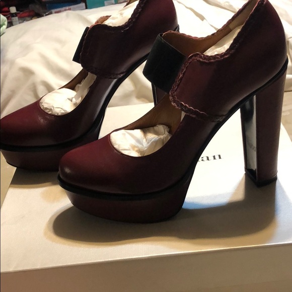 NIB Stephane Kelian Chianti Kelly Platform Shoes - Picture 3 of 5